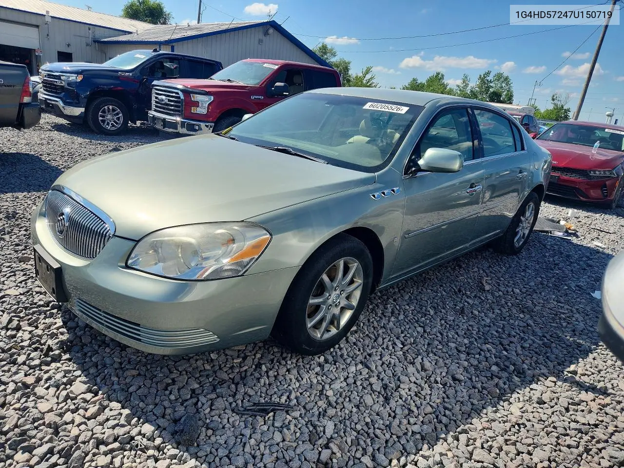 2007 Buick Lucerne Cxl VIN: 1G4HD57247U150719 Lot: 60205526