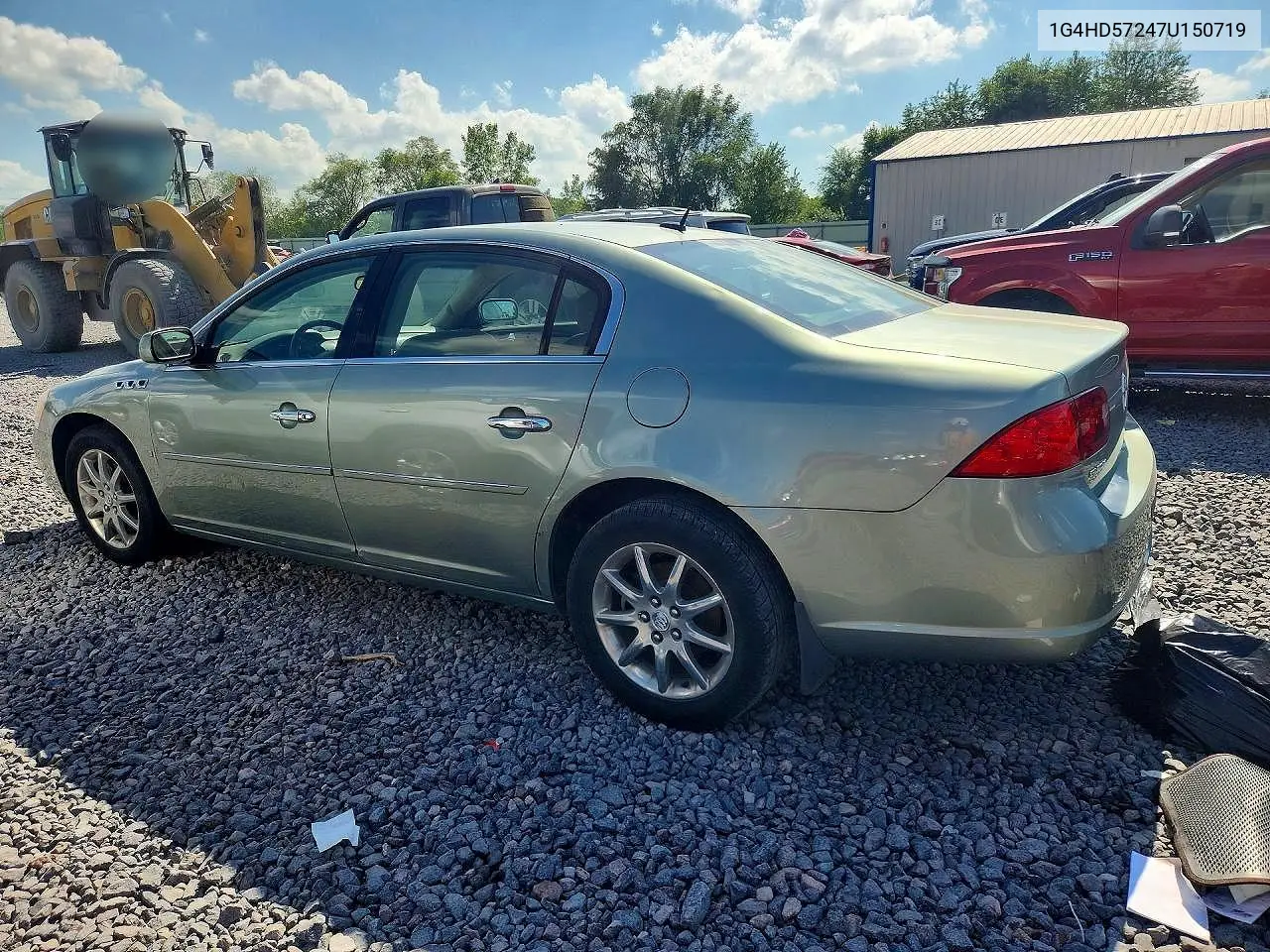 2007 Buick Lucerne Cxl VIN: 1G4HD57247U150719 Lot: 60205526