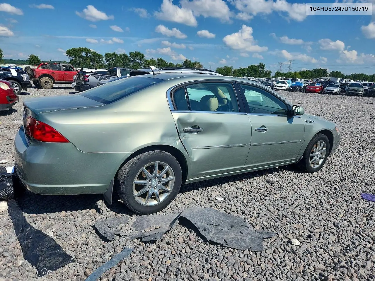 2007 Buick Lucerne Cxl VIN: 1G4HD57247U150719 Lot: 60205526