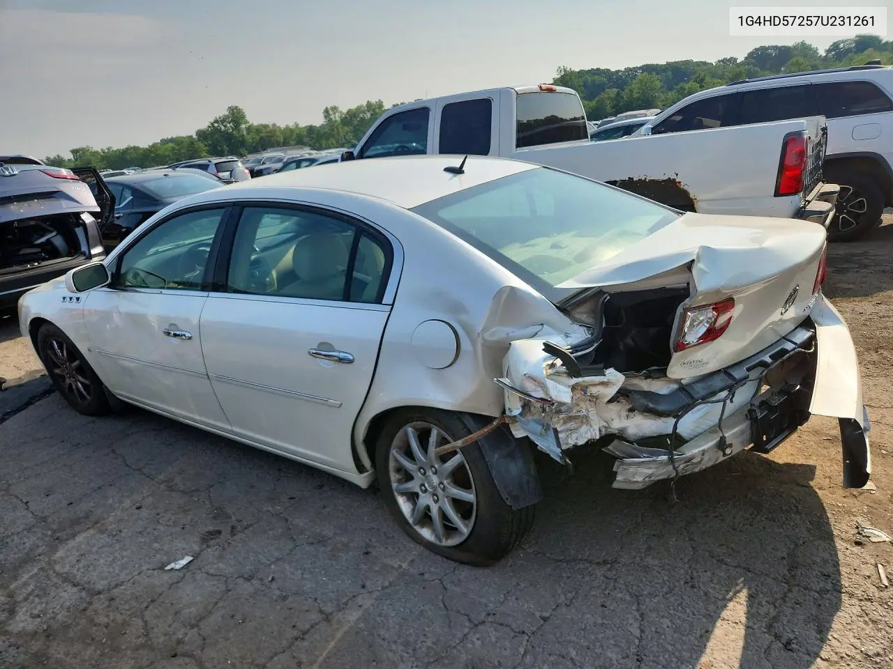 2007 Buick Lucerne Cxl VIN: 1G4HD57257U231261 Lot: 60392426