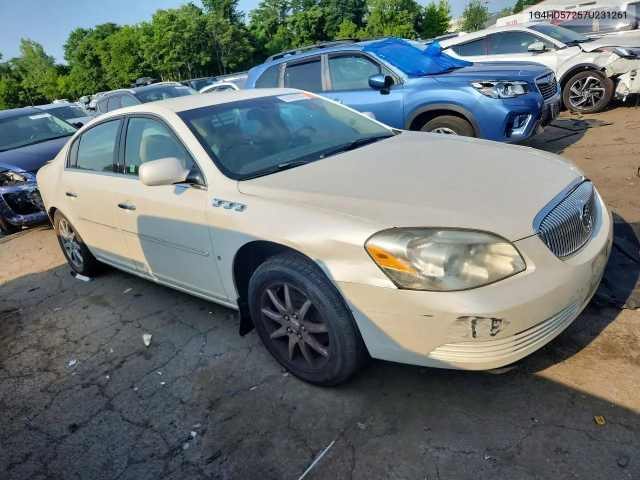 2007 Buick Lucerne Cxl VIN: 1G4HD57257U231261 Lot: 60392426