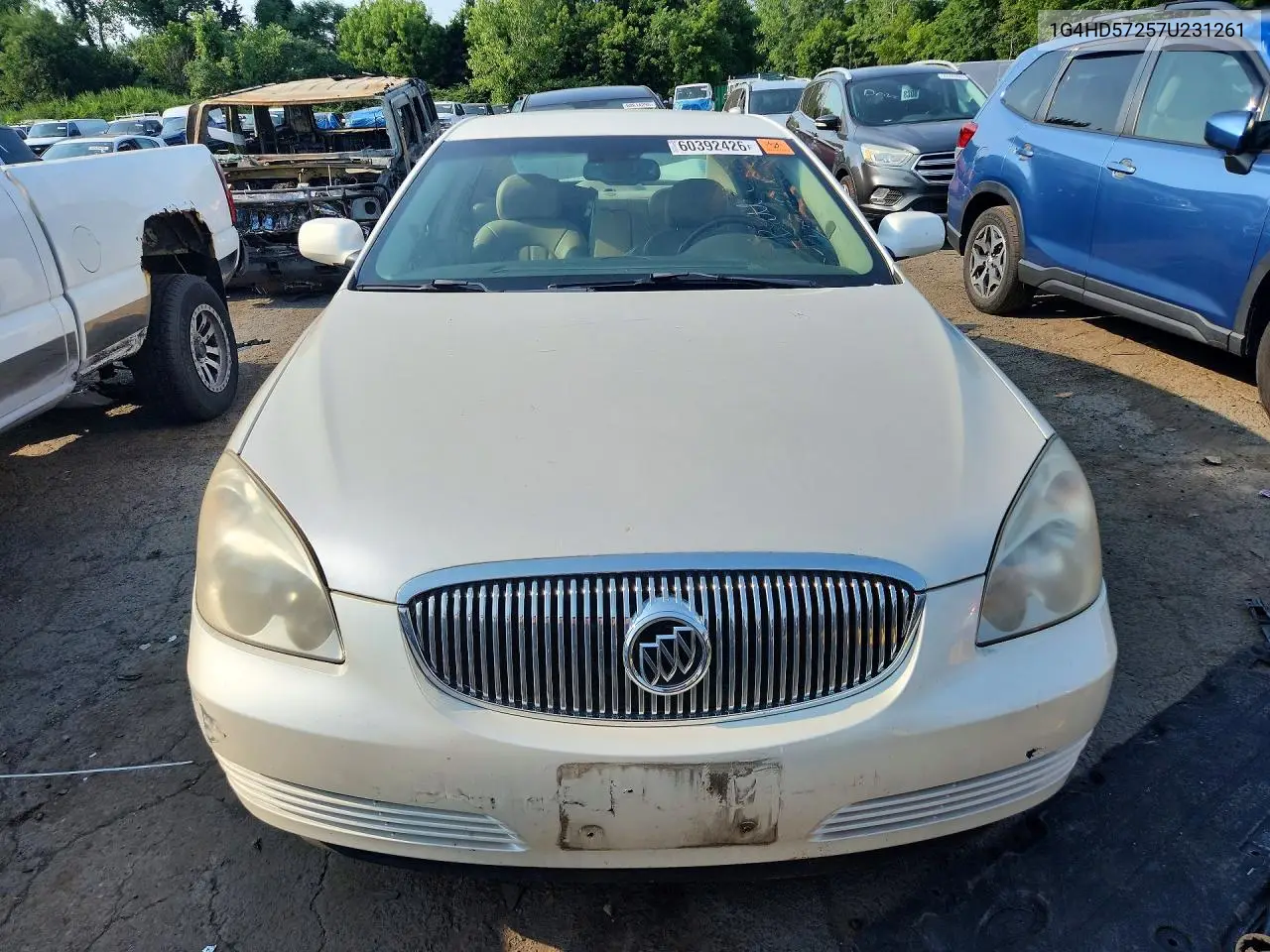 2007 Buick Lucerne Cxl VIN: 1G4HD57257U231261 Lot: 60392426