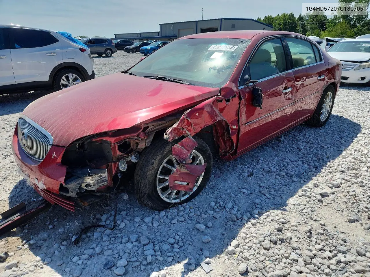 2007 Buick Lucerne Cxl VIN: 1G4HD57207U180705 Lot: 60840266