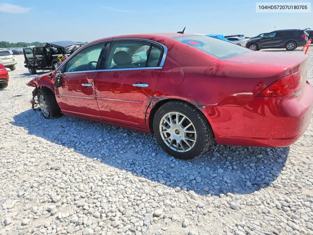 2007 Buick Lucerne Cxl VIN: 1G4HD57207U180705 Lot: 60840266