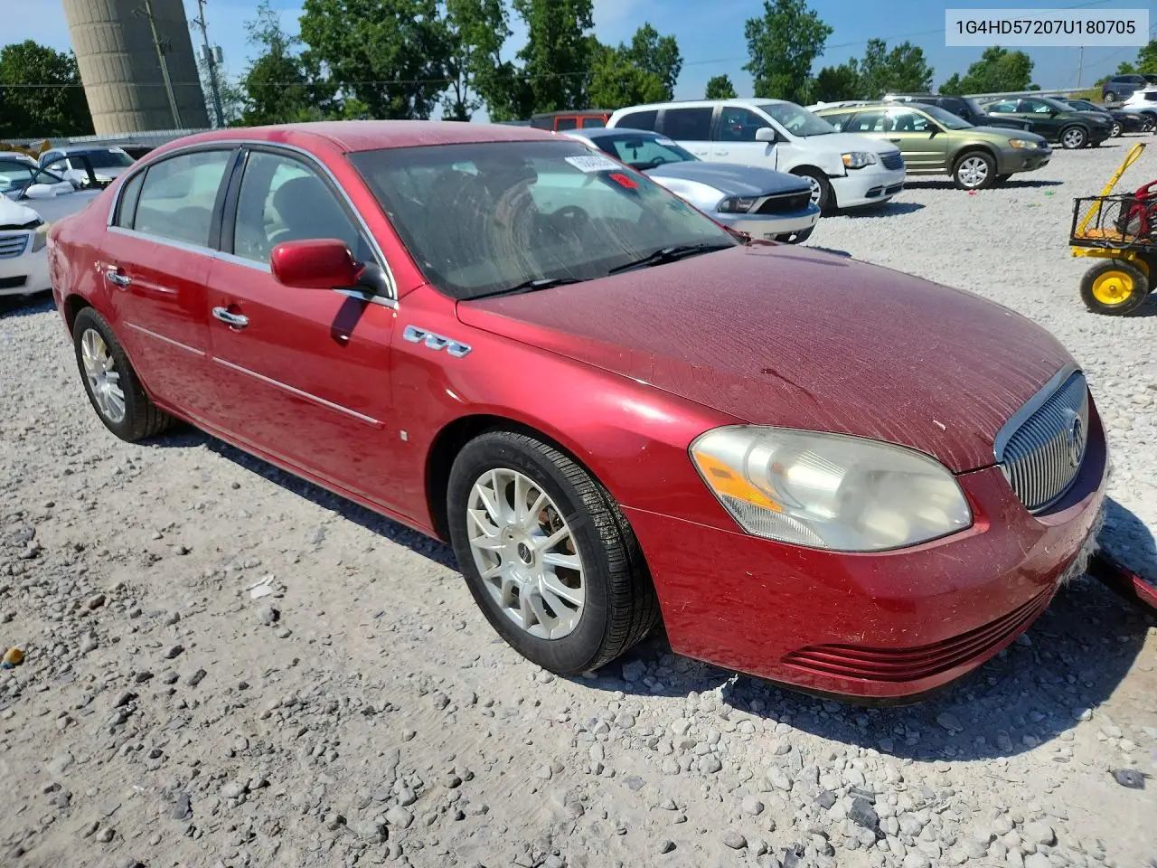 2007 Buick Lucerne Cxl VIN: 1G4HD57207U180705 Lot: 60840266