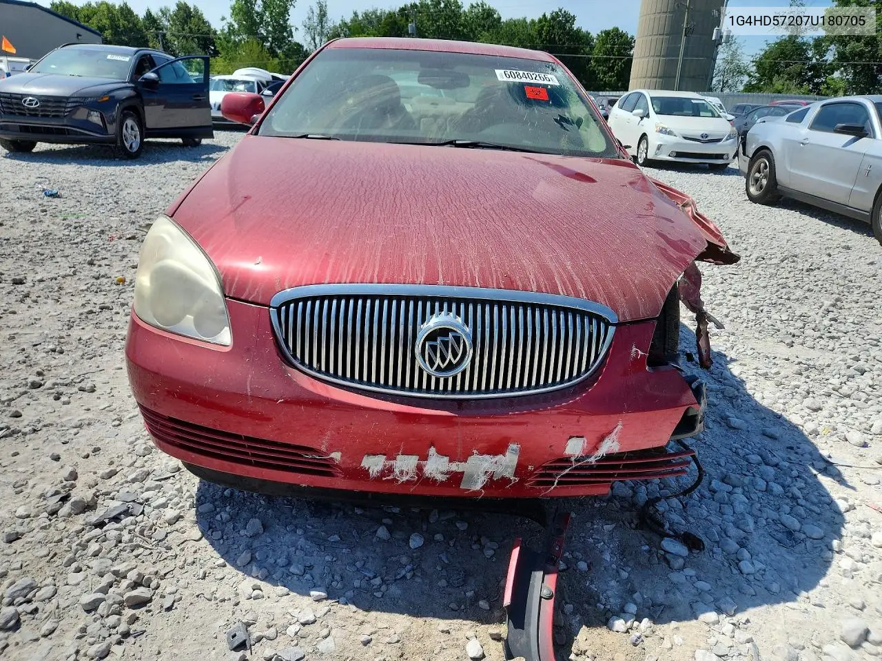 2007 Buick Lucerne Cxl VIN: 1G4HD57207U180705 Lot: 60840266