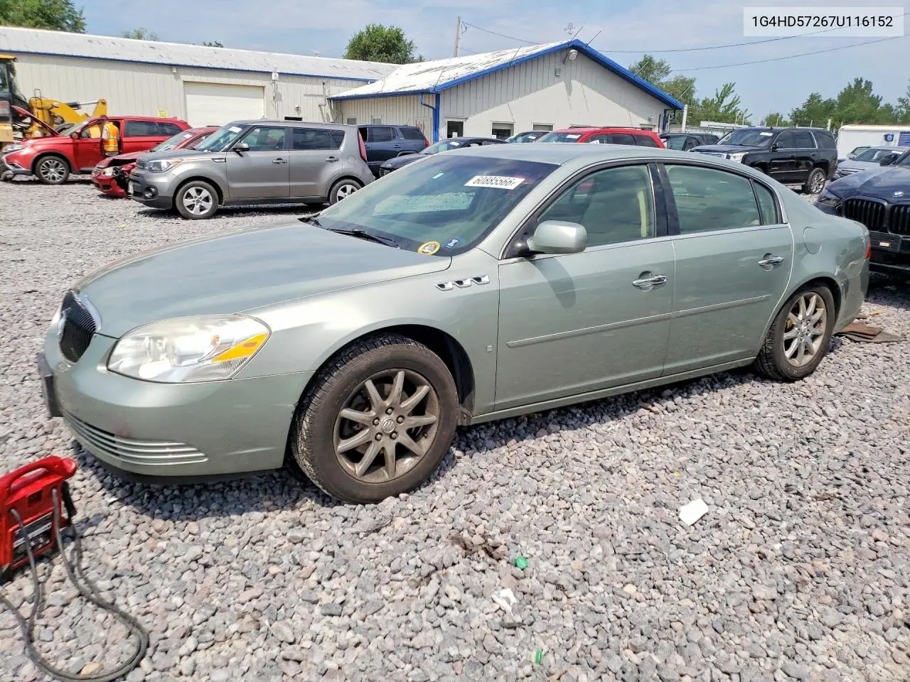 2007 Buick Lucerne Cxl VIN: 1G4HD57267U116152 Lot: 60885566