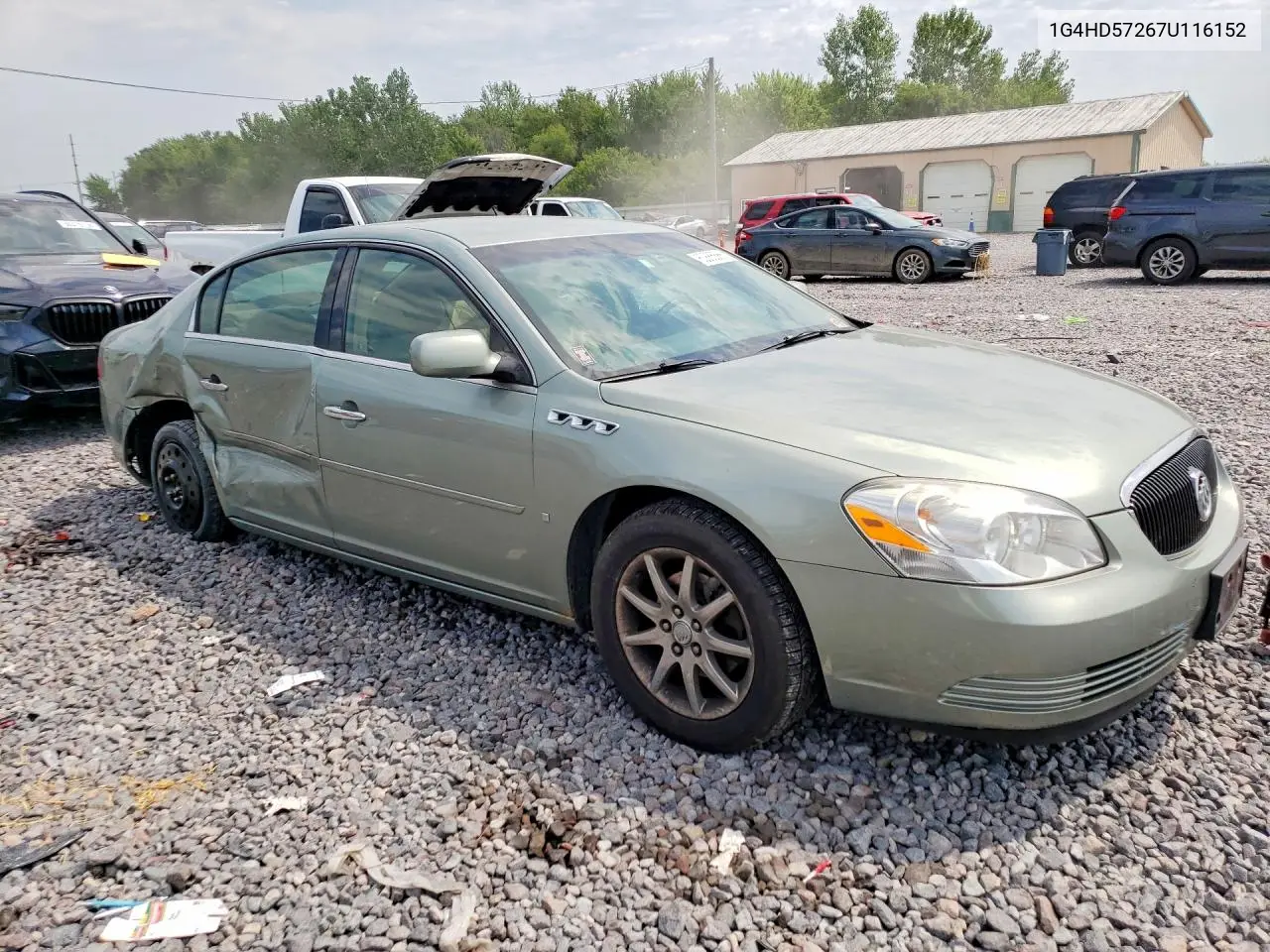 2007 Buick Lucerne Cxl VIN: 1G4HD57267U116152 Lot: 60885566