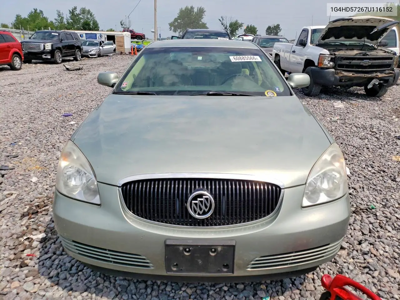 2007 Buick Lucerne Cxl VIN: 1G4HD57267U116152 Lot: 60885566