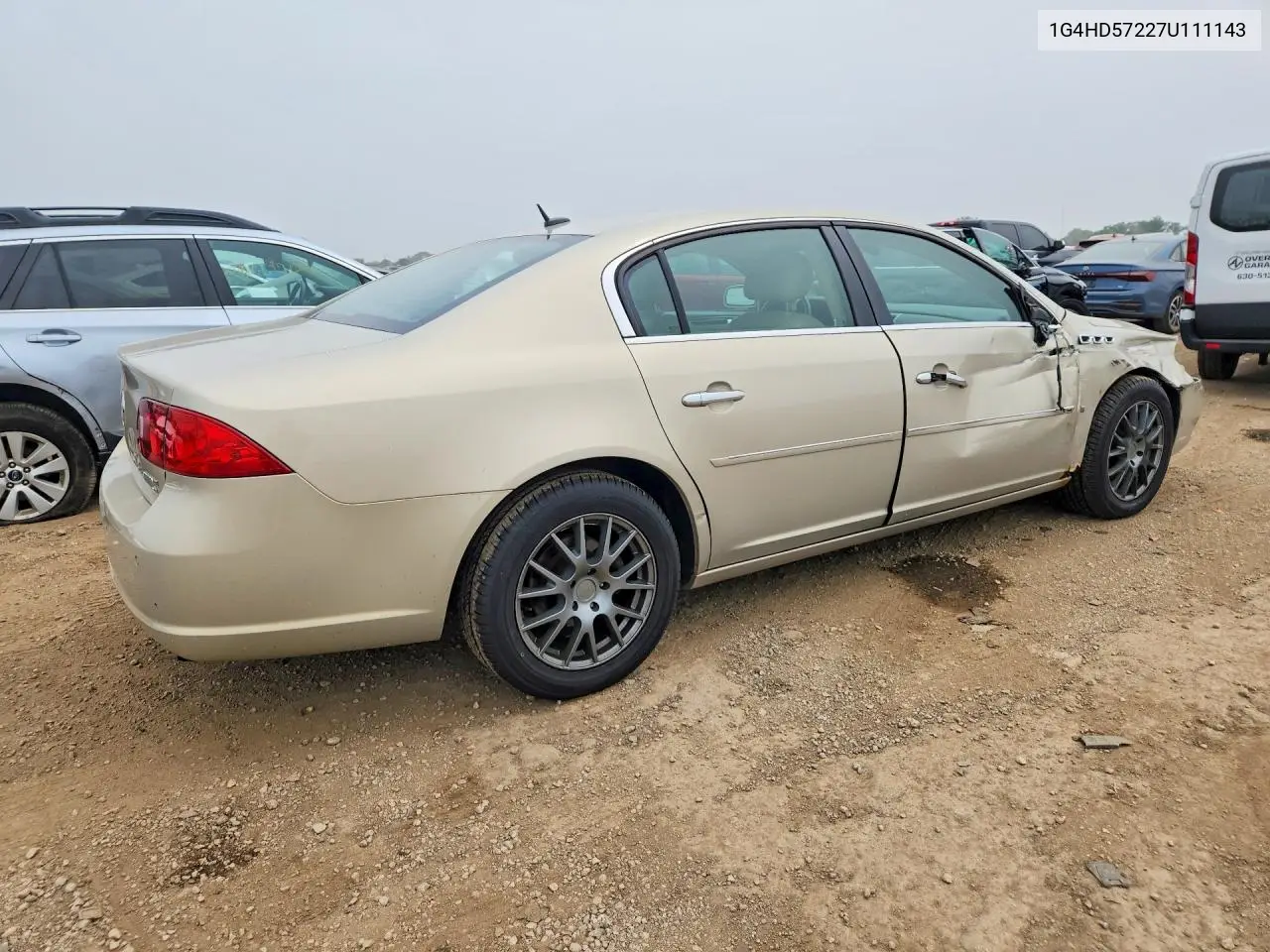 2007 Buick Lucerne Cxl VIN: 1G4HD57227U111143 Lot: 61346116