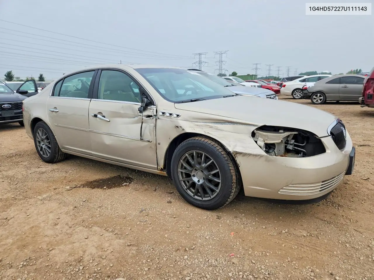 2007 Buick Lucerne Cxl VIN: 1G4HD57227U111143 Lot: 61346116