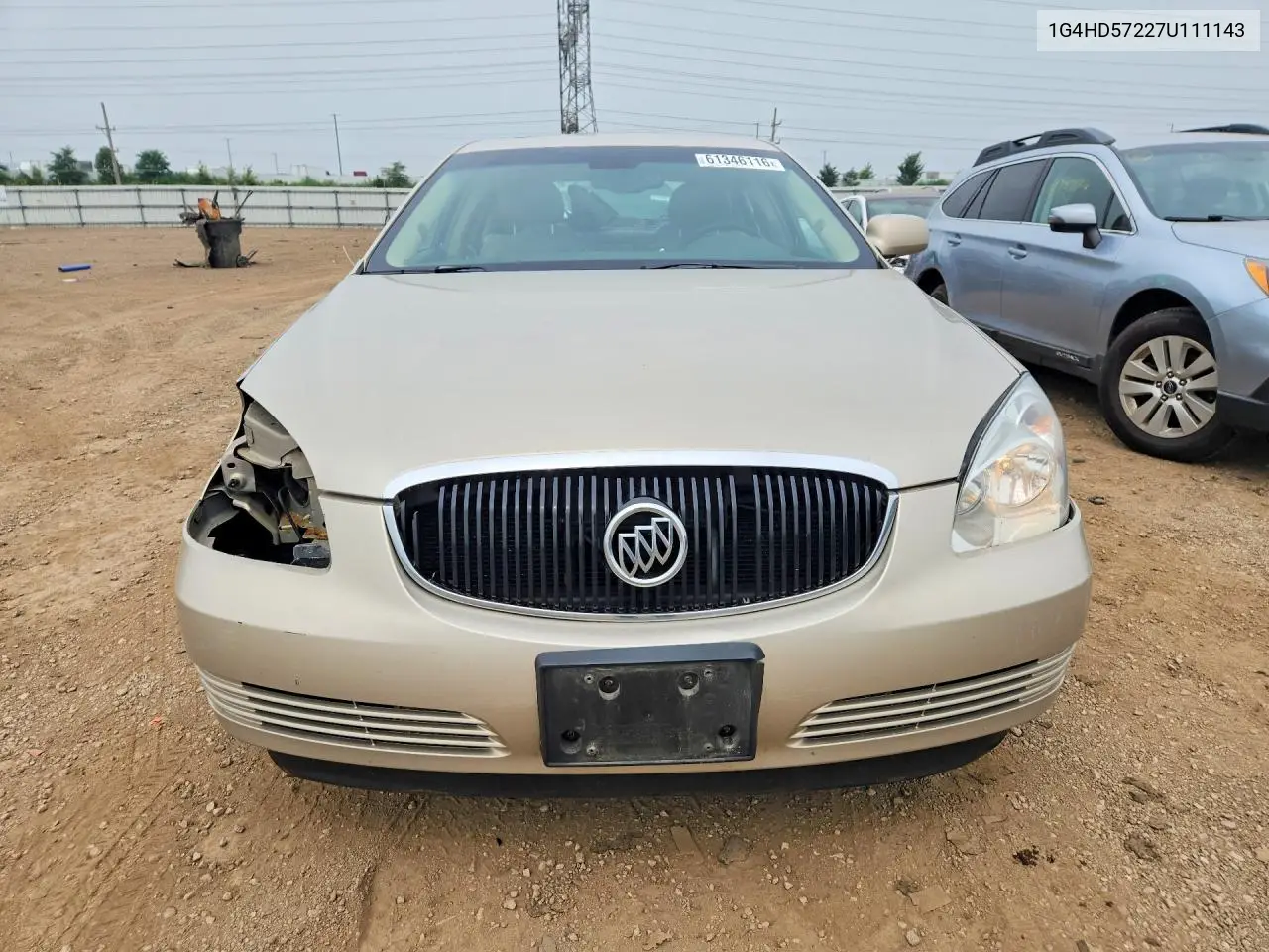 2007 Buick Lucerne Cxl VIN: 1G4HD57227U111143 Lot: 61346116