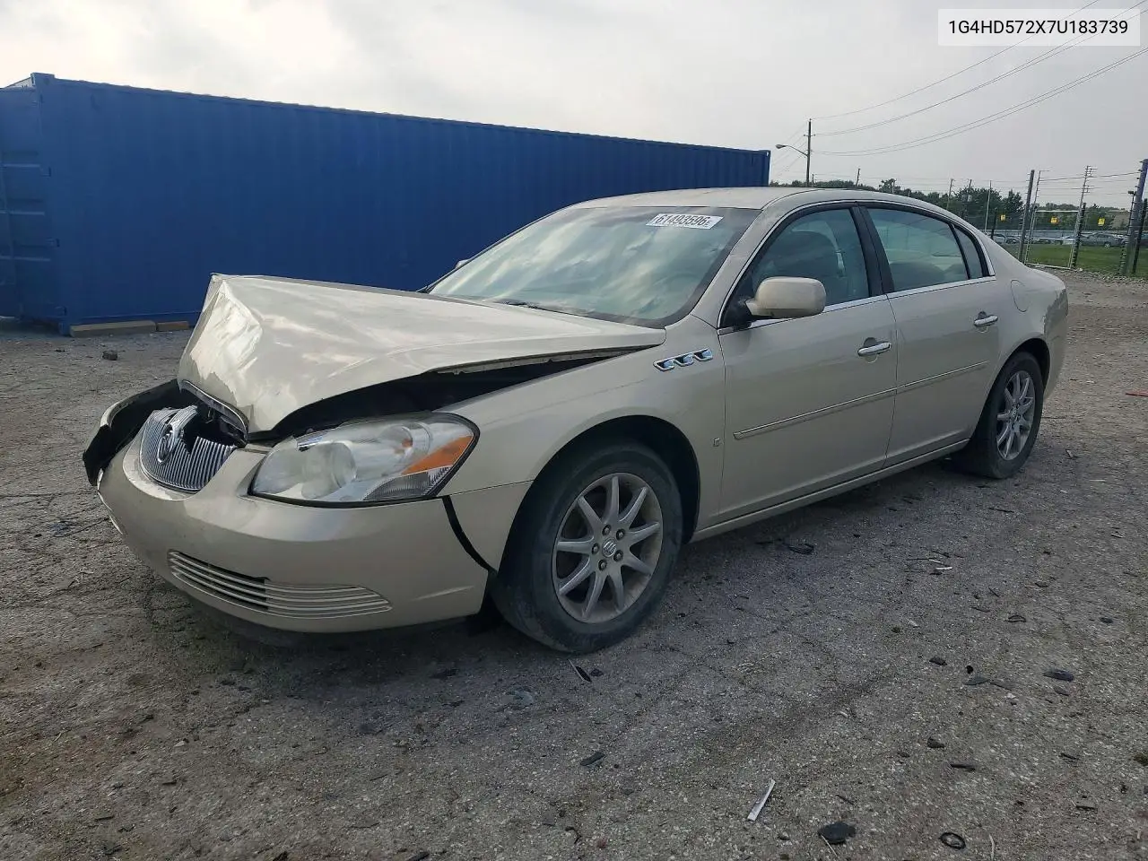 2007 Buick Lucerne Cxl VIN: 1G4HD572X7U183739 Lot: 61493596