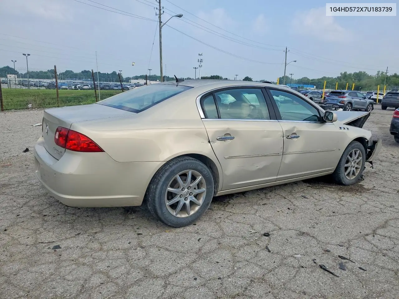 2007 Buick Lucerne Cxl VIN: 1G4HD572X7U183739 Lot: 61493596