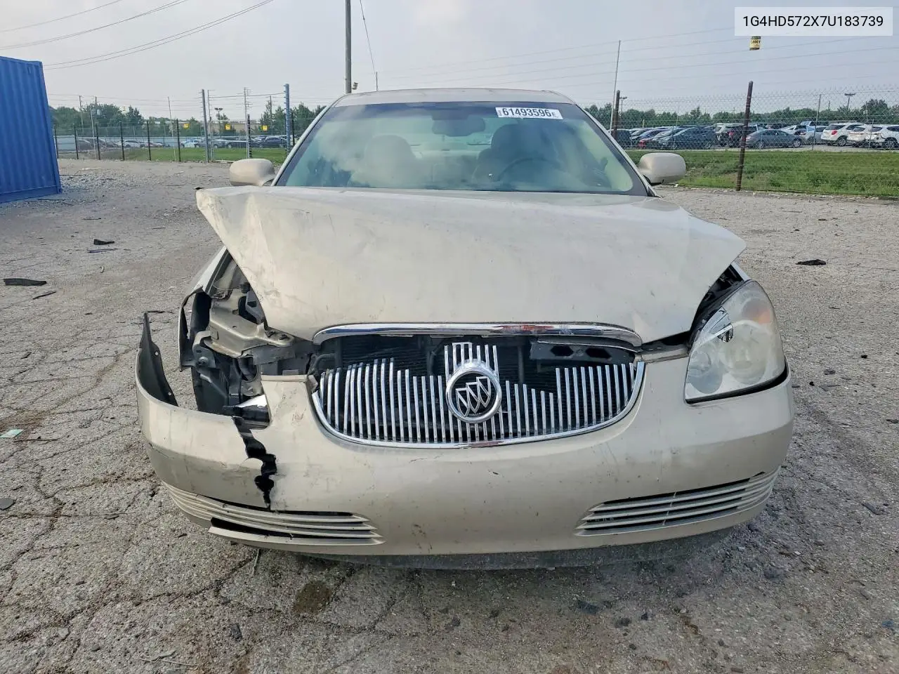 2007 Buick Lucerne Cxl VIN: 1G4HD572X7U183739 Lot: 61493596