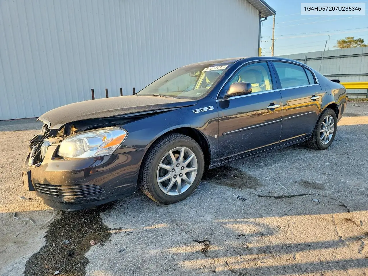 2007 Buick Lucerne Cxl VIN: 1G4HD57207U235346 Lot: 61864616