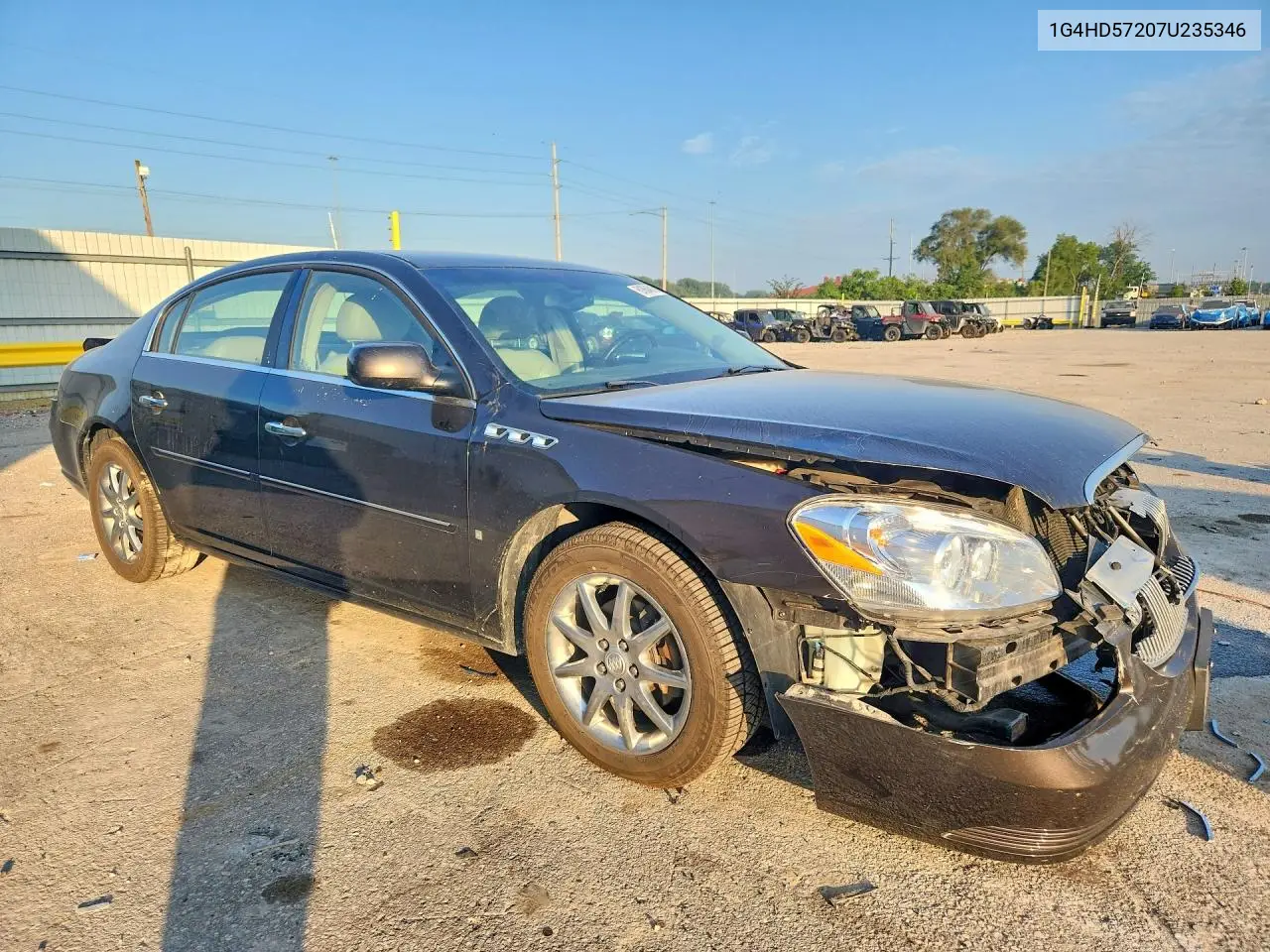 2007 Buick Lucerne Cxl VIN: 1G4HD57207U235346 Lot: 61864616