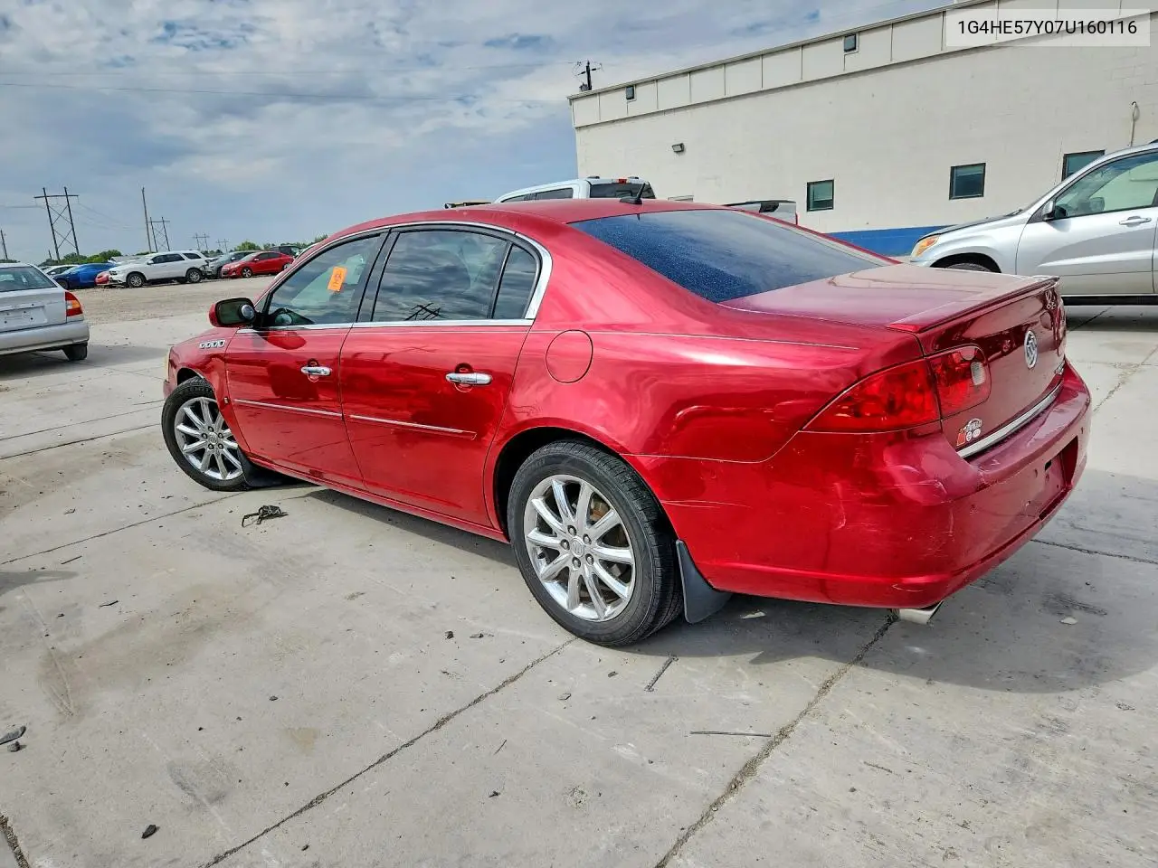 2007 Buick Lucerne Cxs VIN: 1G4HE57Y07U160116 Lot: 61979656