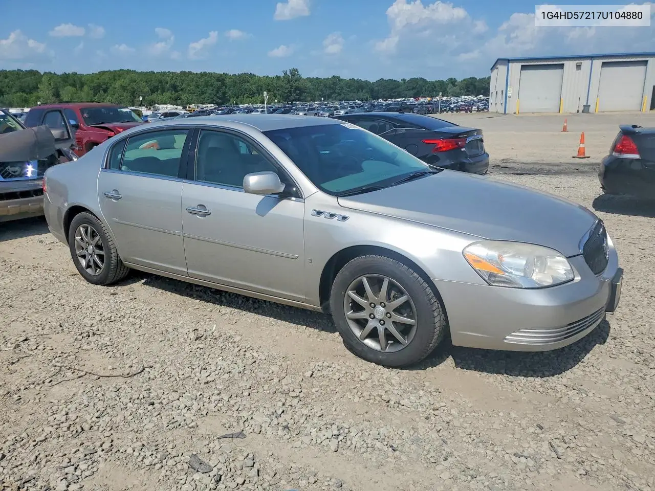 2007 Buic Lucerne VIN: 1G4HD57217U104880 Lot: 62161096