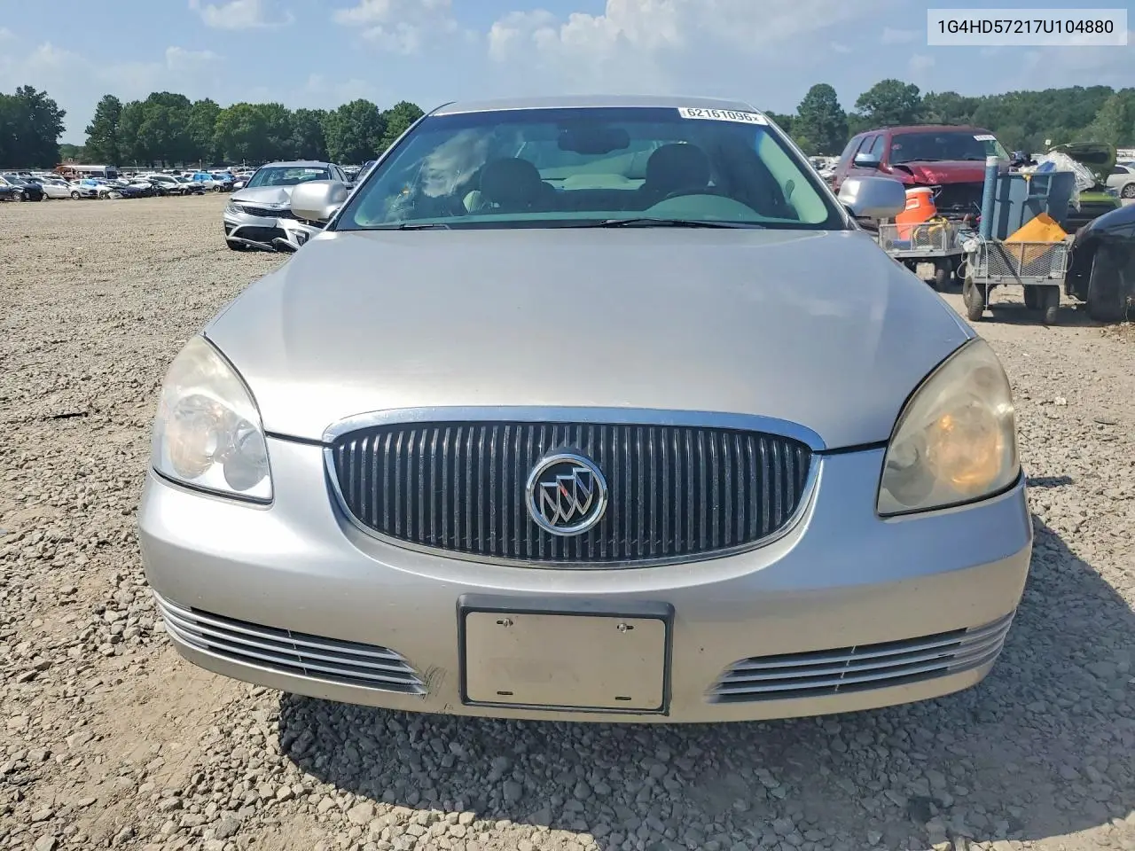 2007 Buic Lucerne VIN: 1G4HD57217U104880 Lot: 62161096