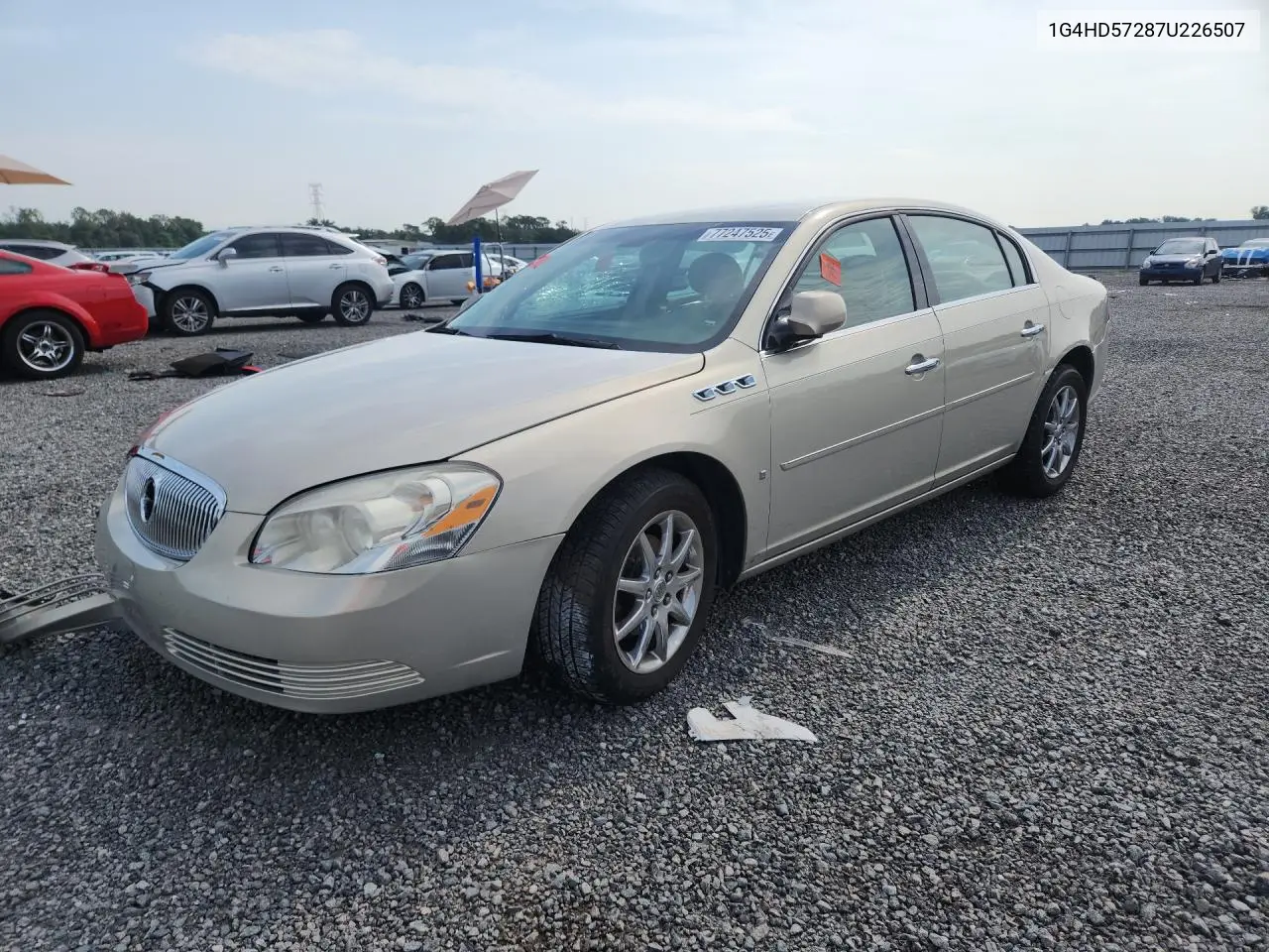 2007 Buick Lucerne Cxl VIN: 1G4HD57287U226507 Lot: 77247525