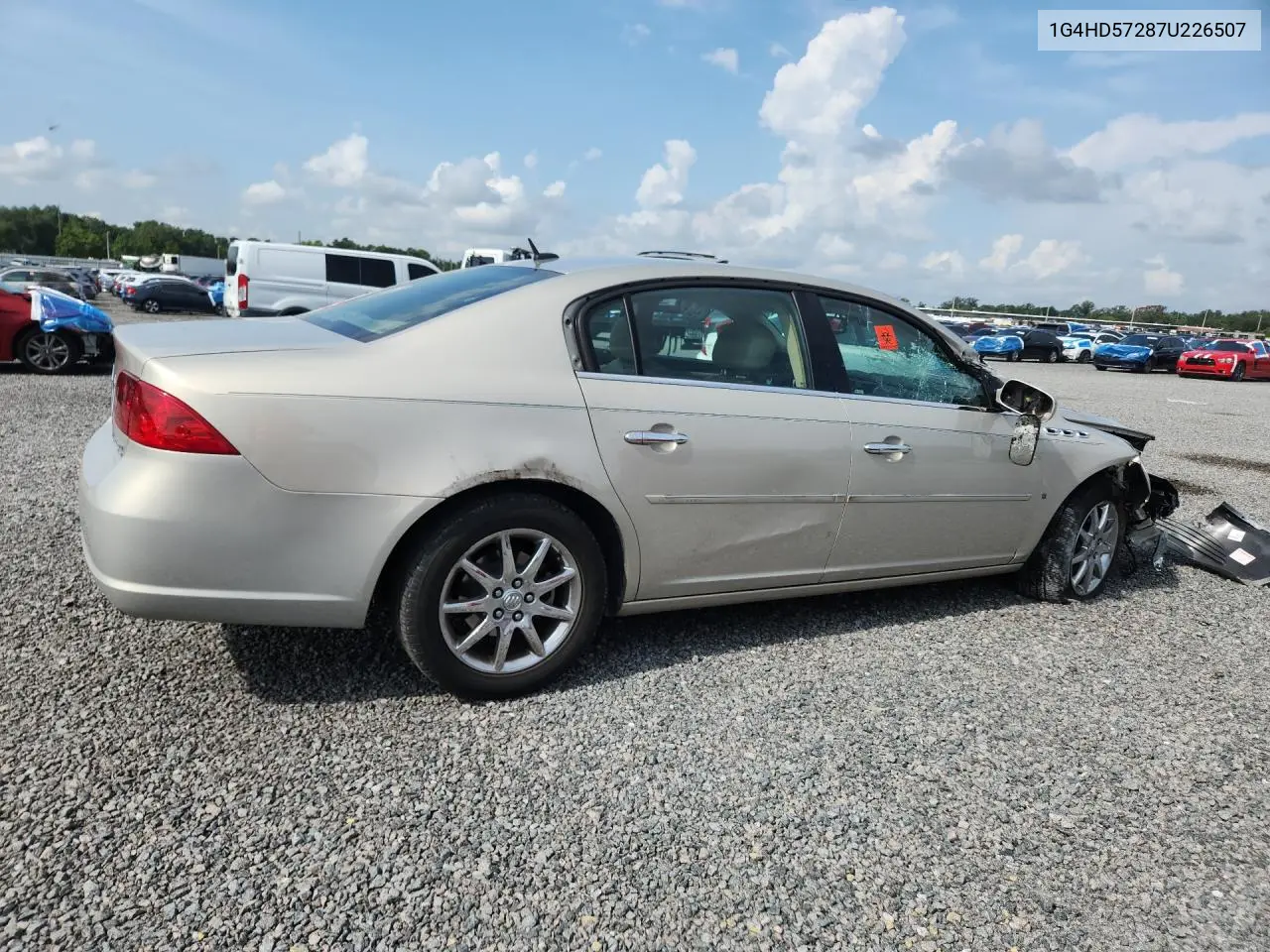 2007 Buick Lucerne Cxl VIN: 1G4HD57287U226507 Lot: 77247525