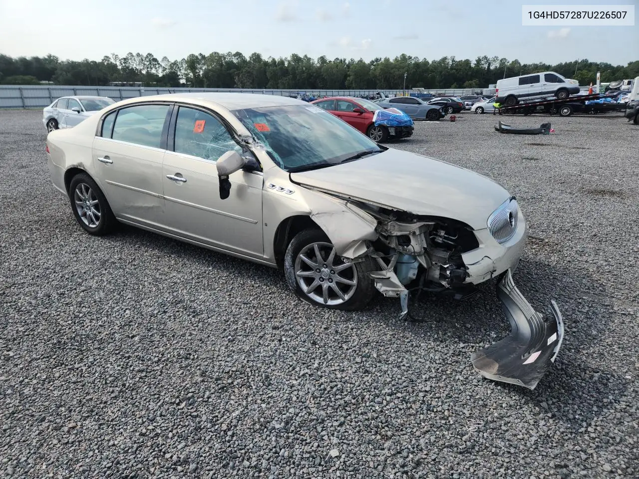 2007 Buick Lucerne Cxl VIN: 1G4HD57287U226507 Lot: 77247525