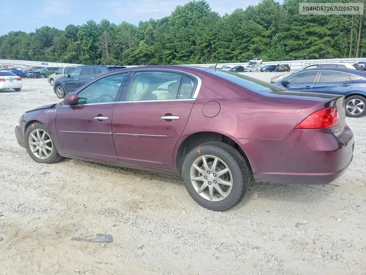 2007 Buick Lucerne Cxl VIN: 1G4HD57267U205753 Lot: 85790575