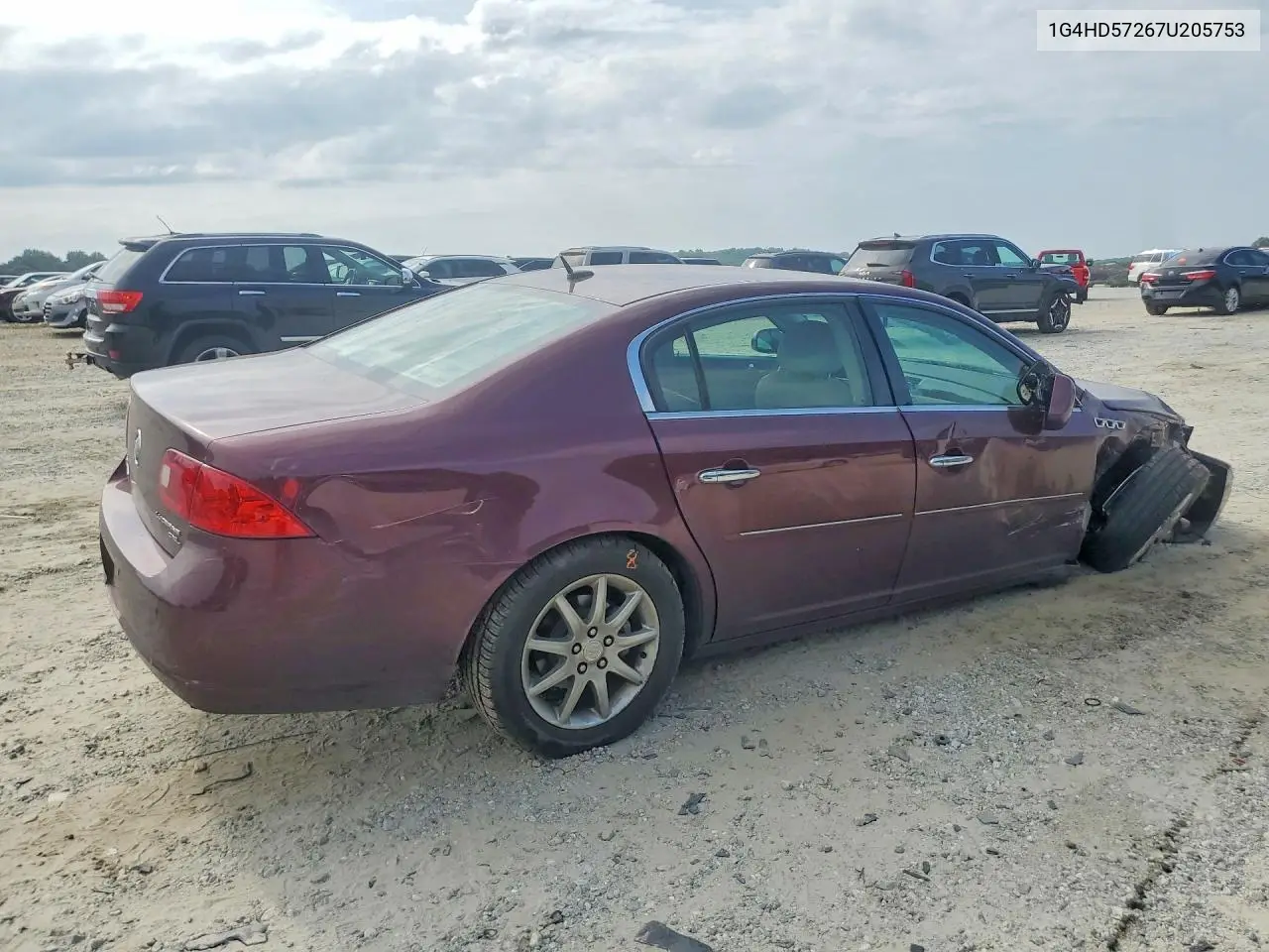 2007 Buick Lucerne Cxl VIN: 1G4HD57267U205753 Lot: 85790575