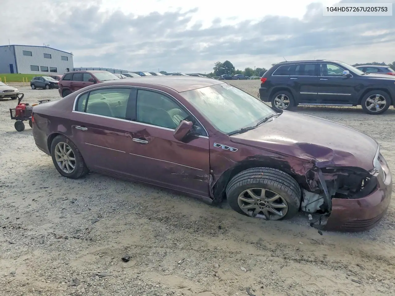 2007 Buick Lucerne Cxl VIN: 1G4HD57267U205753 Lot: 85790575