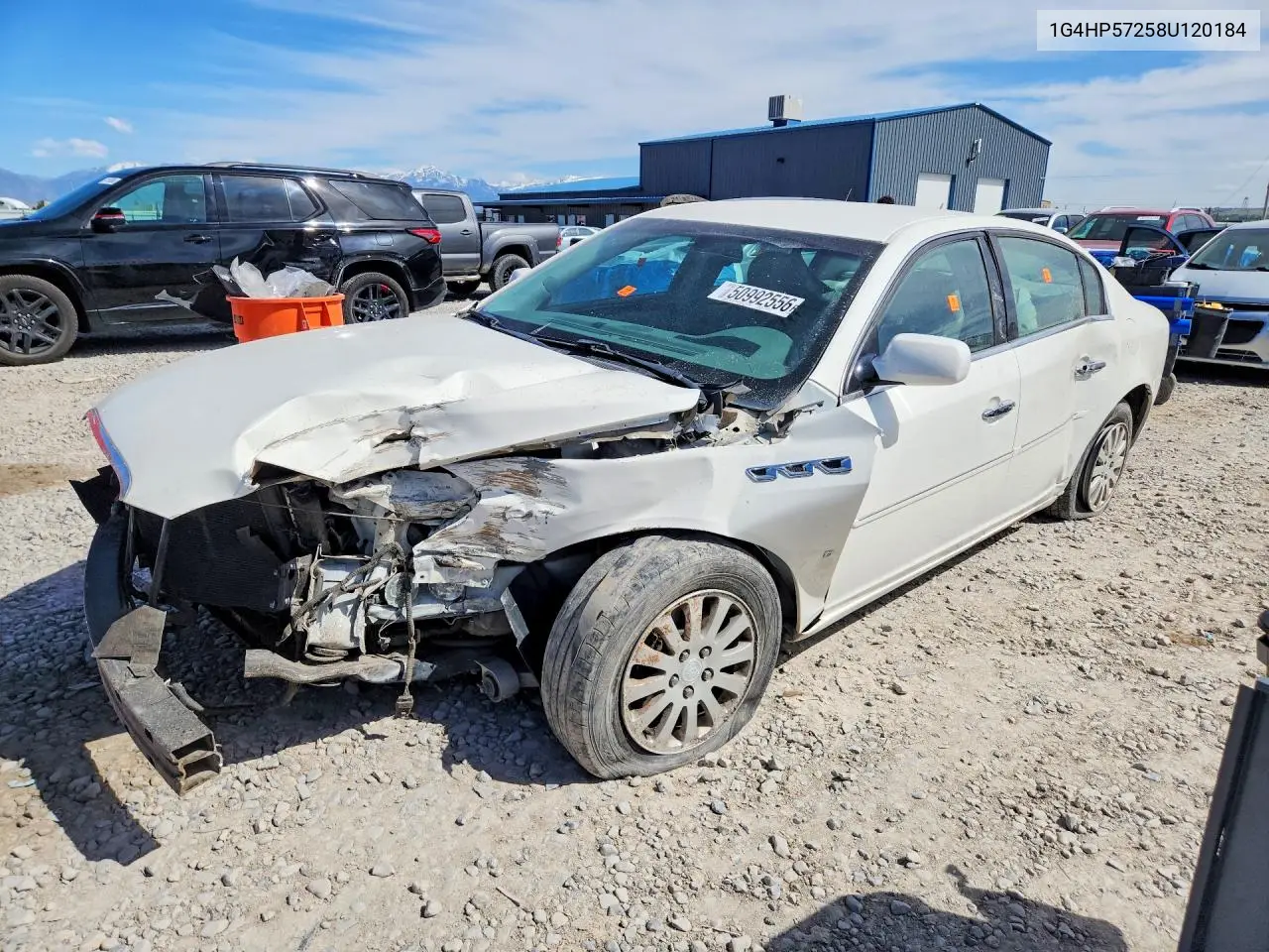2008 Buick Lucerne Cx VIN: 1G4HP57258U120184 Lot: 50992556