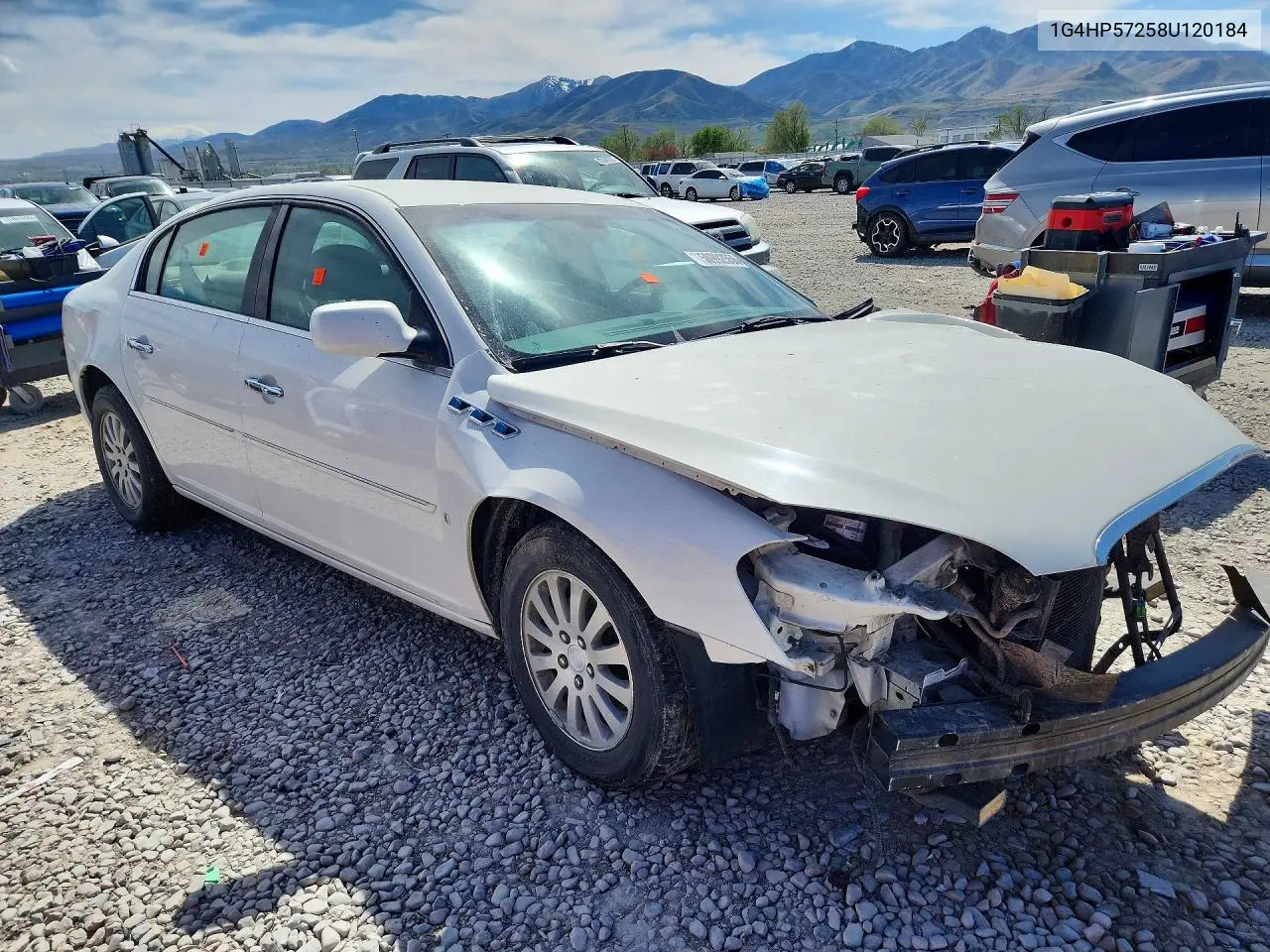 2008 Buick Lucerne Cx VIN: 1G4HP57258U120184 Lot: 50992556