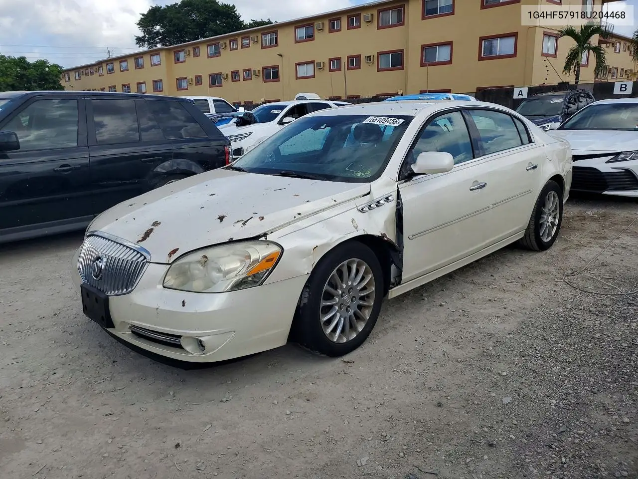 2008 Buick Lucerne Super Series VIN: 1G4HF57918U204468 Lot: 55109456