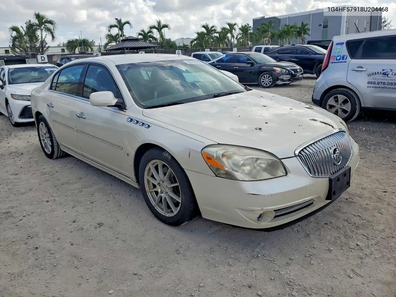 2008 Buick Lucerne Super Series VIN: 1G4HF57918U204468 Lot: 55109456