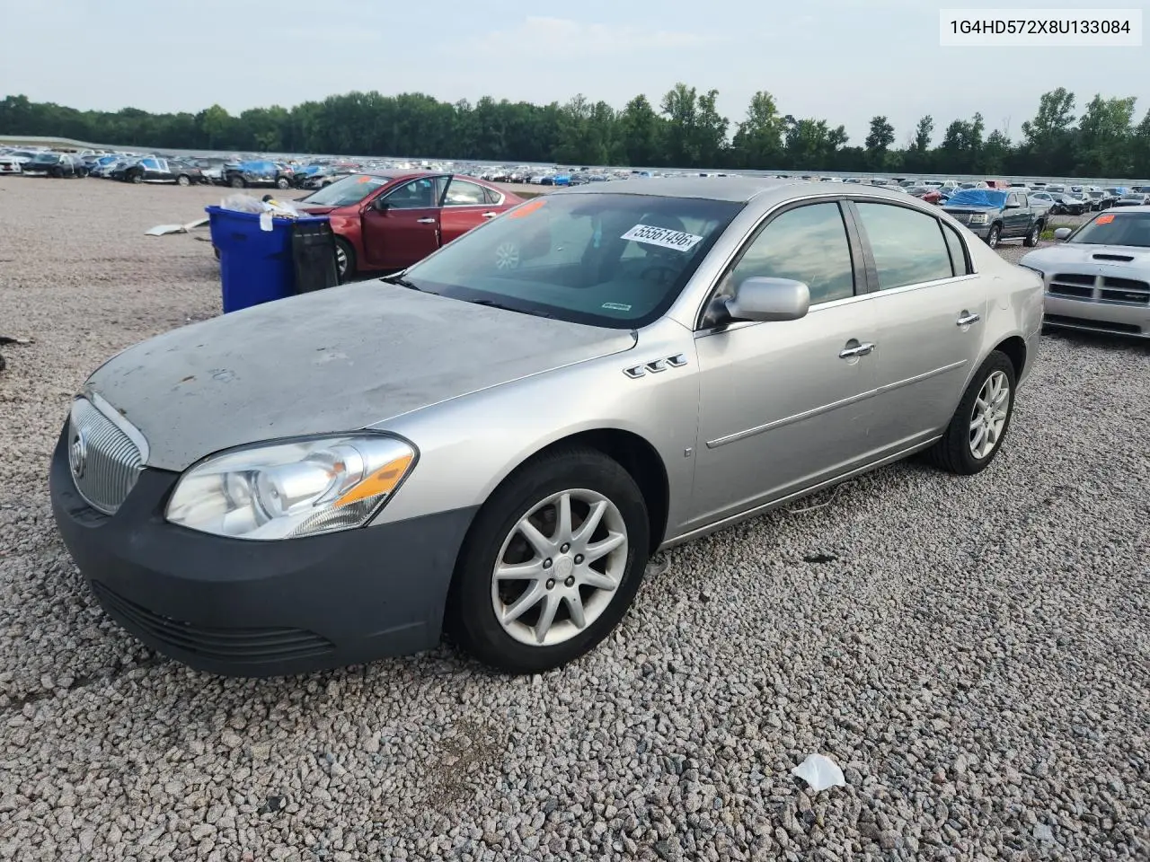 2008 Buick Lucerne Cxl VIN: 1G4HD572X8U133084 Lot: 55561496