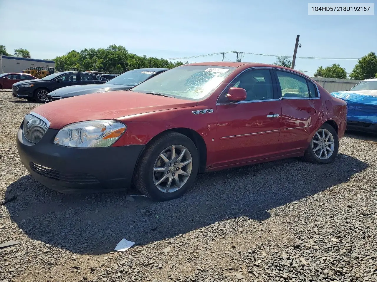 2008 Buick Lucerne Cxl VIN: 1G4HD57218U192167 Lot: 56613426
