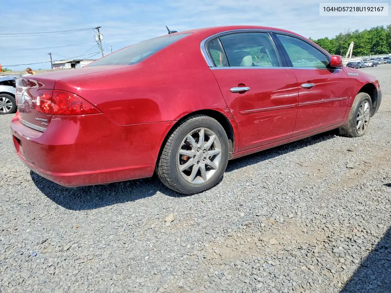 2008 Buick Lucerne Cxl VIN: 1G4HD57218U192167 Lot: 56613426