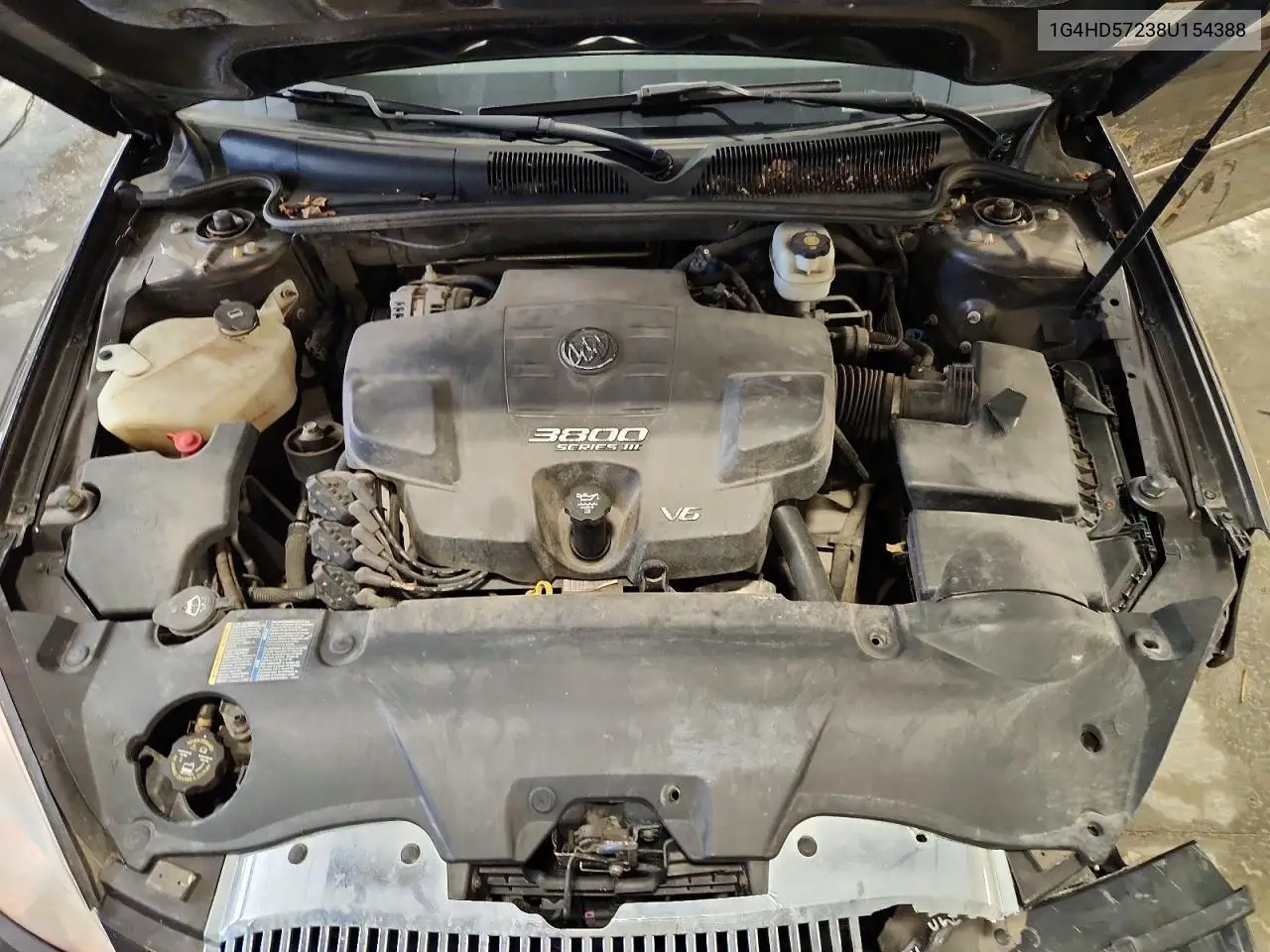 2008 Buick Lucerne Cxl VIN: 1G4HD57238U154388 Lot: 56813376