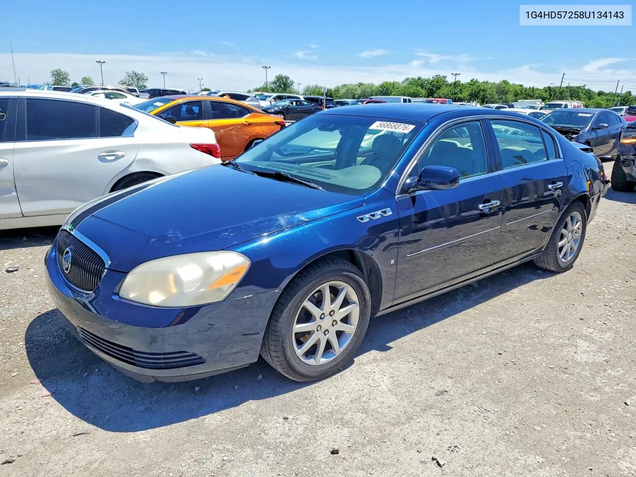 2008 Buick Lucerne Cxl VIN: 1G4HD57258U134143 Lot: 56868876