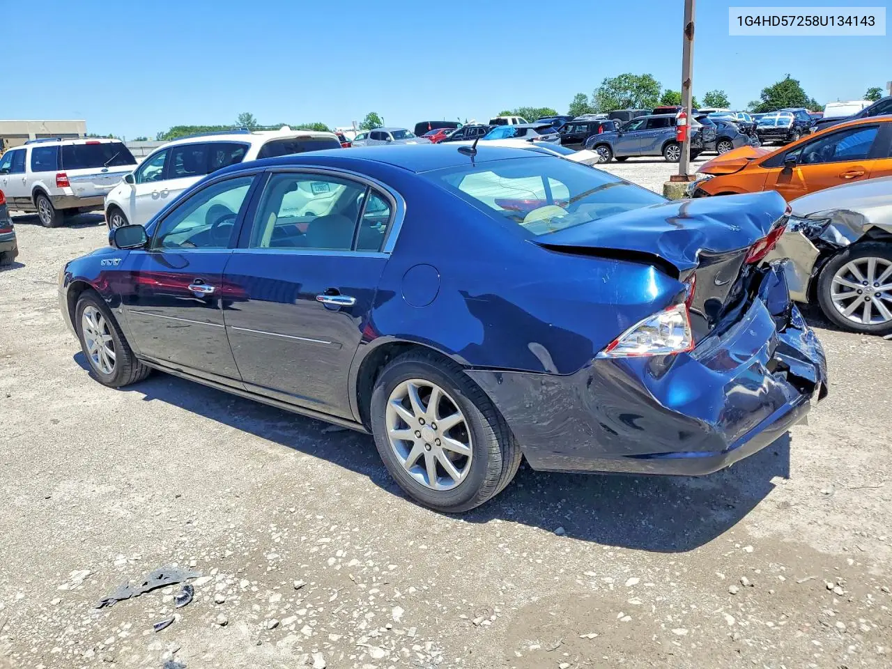 2008 Buick Lucerne Cxl VIN: 1G4HD57258U134143 Lot: 56868876