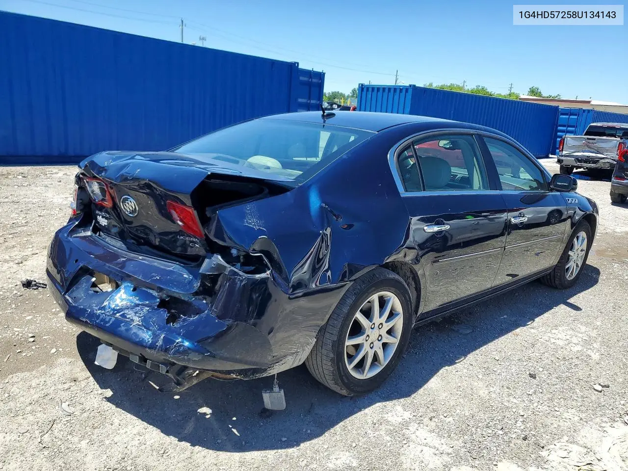 2008 Buick Lucerne Cxl VIN: 1G4HD57258U134143 Lot: 56868876