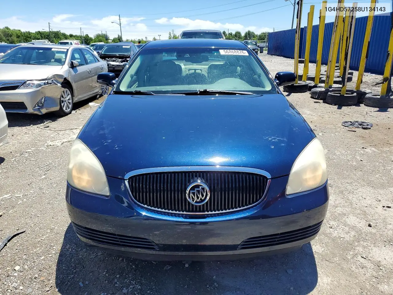 2008 Buick Lucerne Cxl VIN: 1G4HD57258U134143 Lot: 56868876