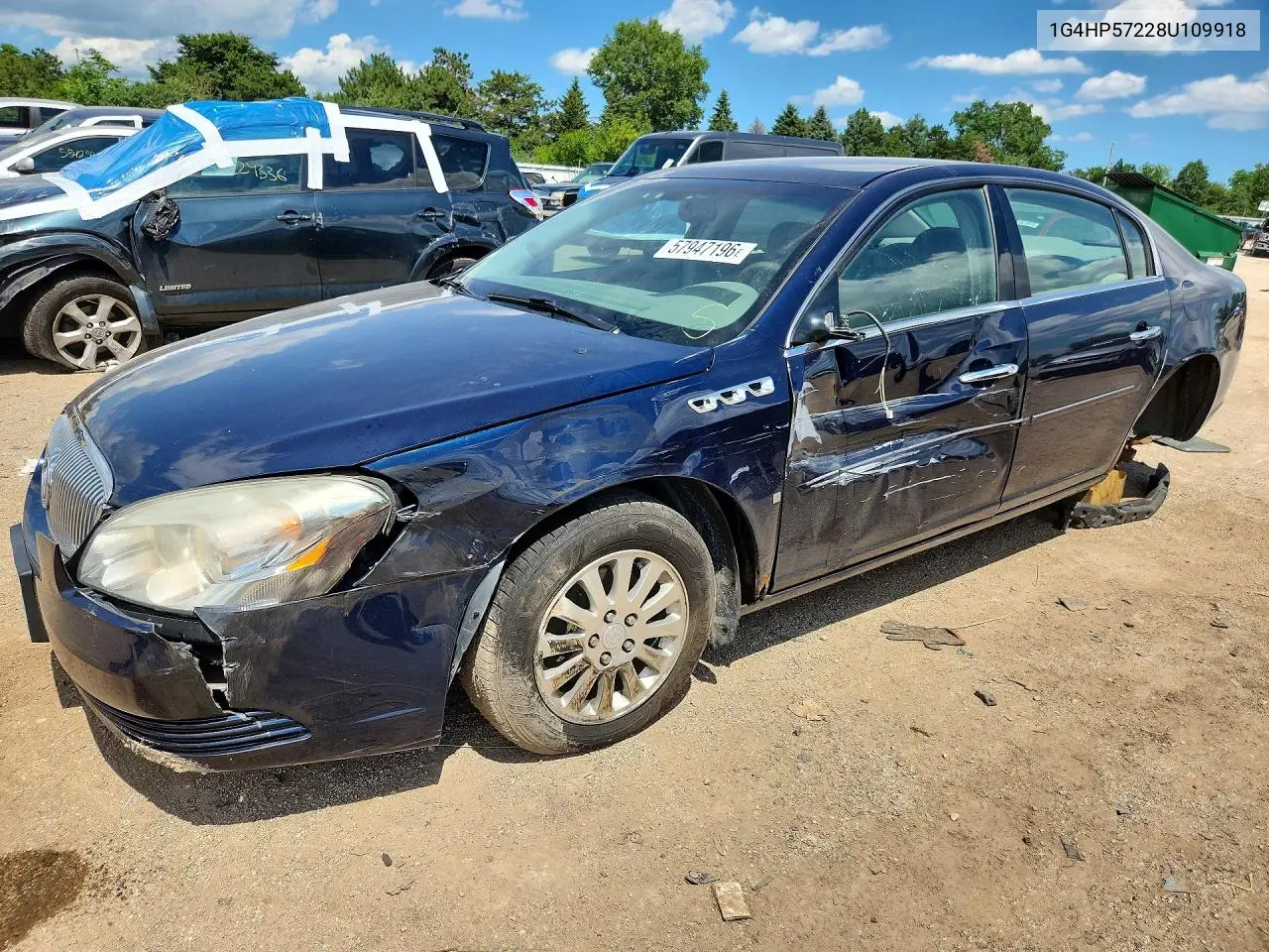 2008 Buick Lucerne Cx VIN: 1G4HP57228U109918 Lot: 57947196