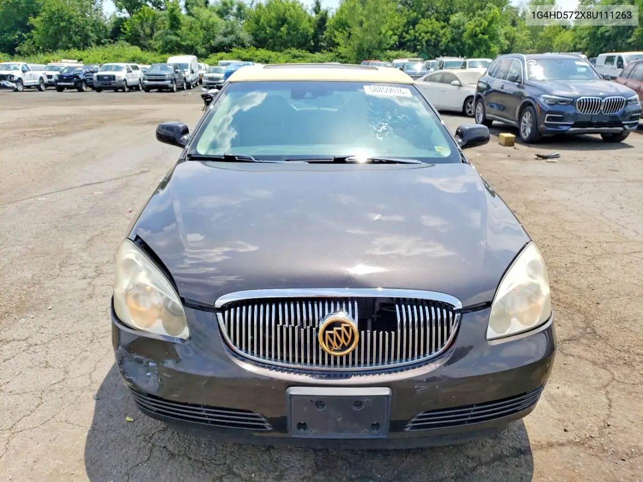 2008 Buick Lucerne Cxl VIN: 1G4HD572X8U111263 Lot: 58859016