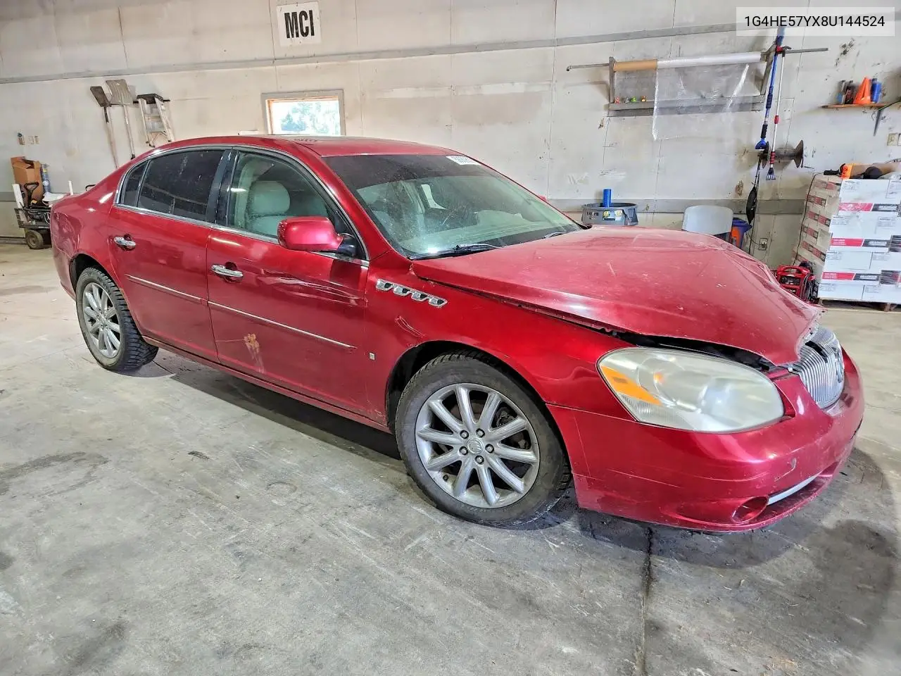 2008 Buick Lucerne Cxs VIN: 1G4HE57YX8U144524 Lot: 59069526
