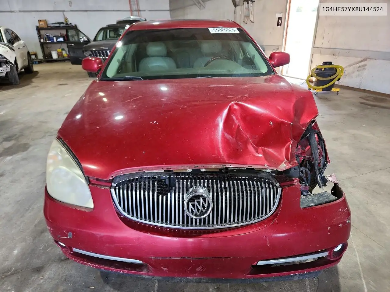 2008 Buick Lucerne Cxs VIN: 1G4HE57YX8U144524 Lot: 59069526