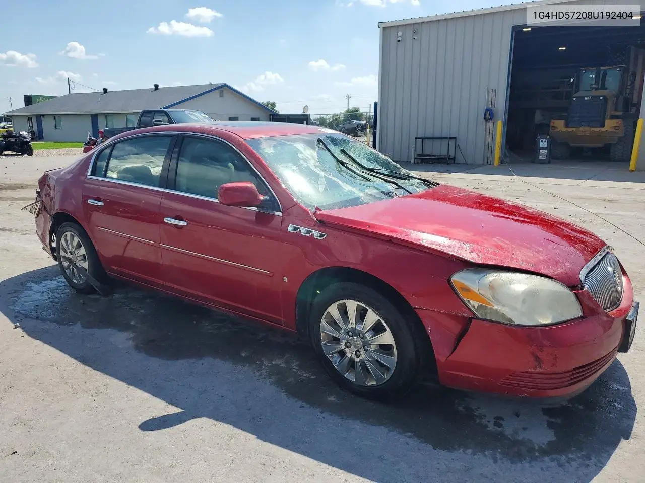 2008 Buick Lucerne Cxl VIN: 1G4HD57208U192404 Lot: 59310546