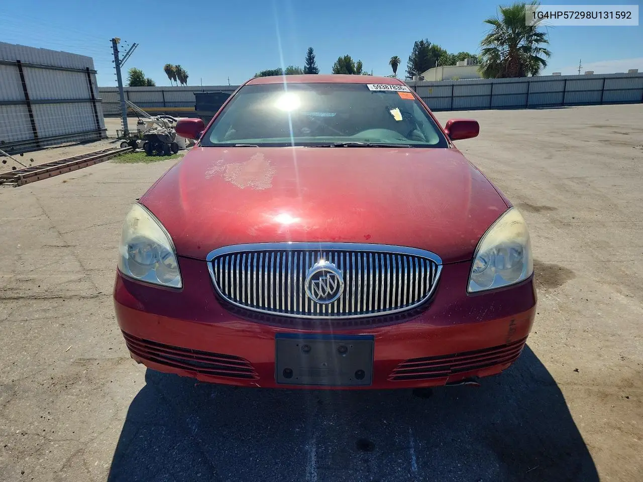 2008 Buick Lucerne Cx VIN: 1G4HP57298U131592 Lot: 59387836