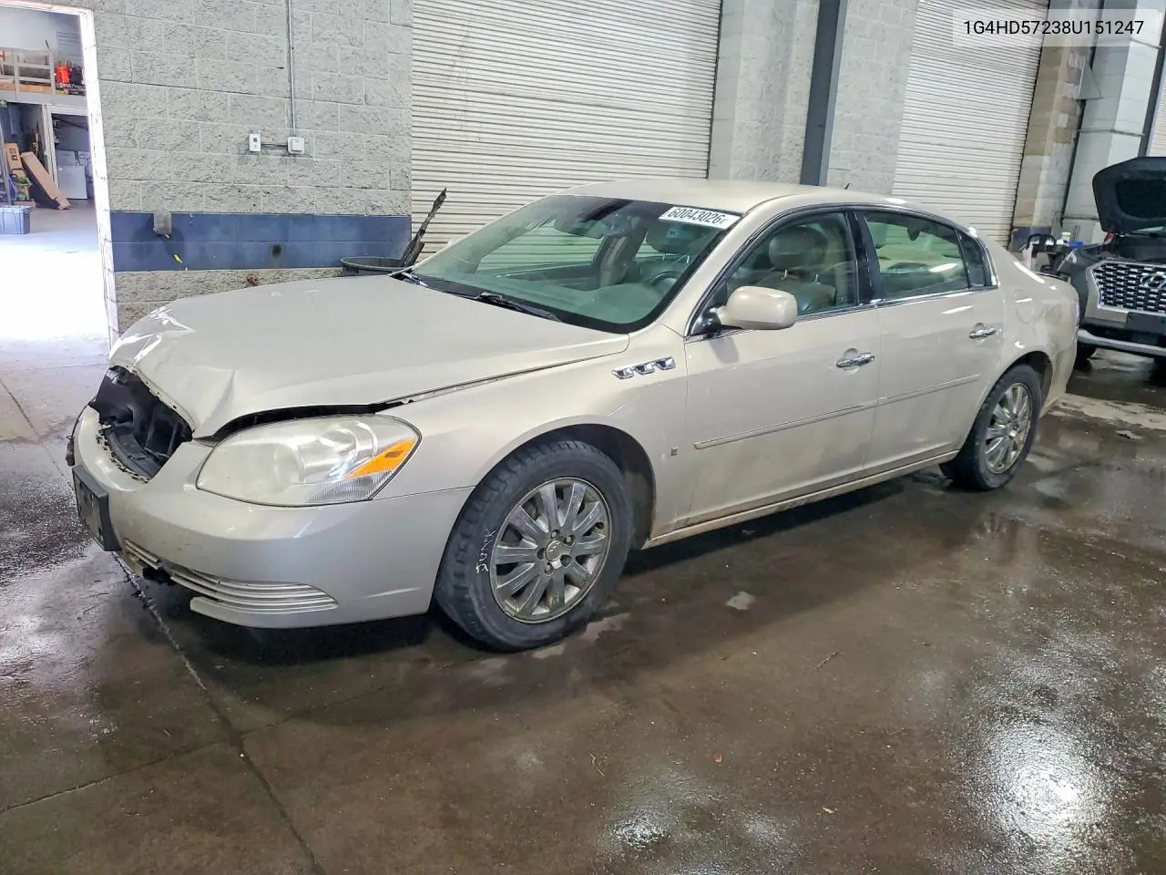 2008 Buick Lucerne Cxl VIN: 1G4HD57238U151247 Lot: 60043026