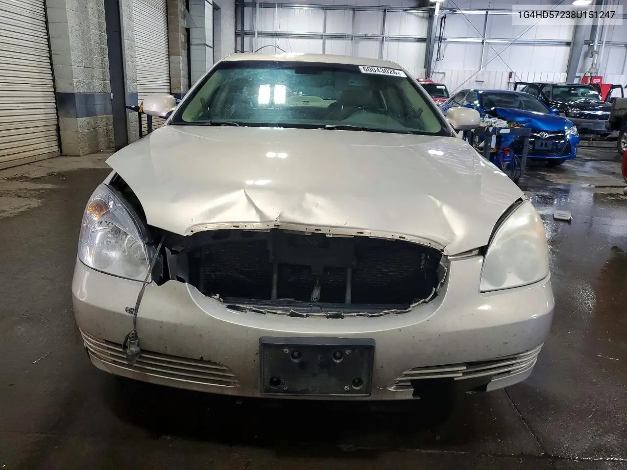 2008 Buick Lucerne Cxl VIN: 1G4HD57238U151247 Lot: 60043026